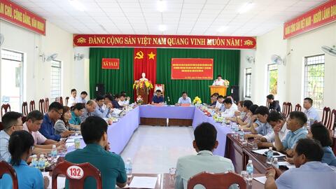Đoàn công tác của Ủy ban Dân tộc làm việc với UBND huyện Sa Thầy, tỉnh Kon Tum